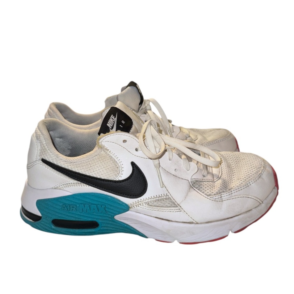 Nike Air Max Excee White Oracle Aqua Barely Volt Shoes Size Womens US 11